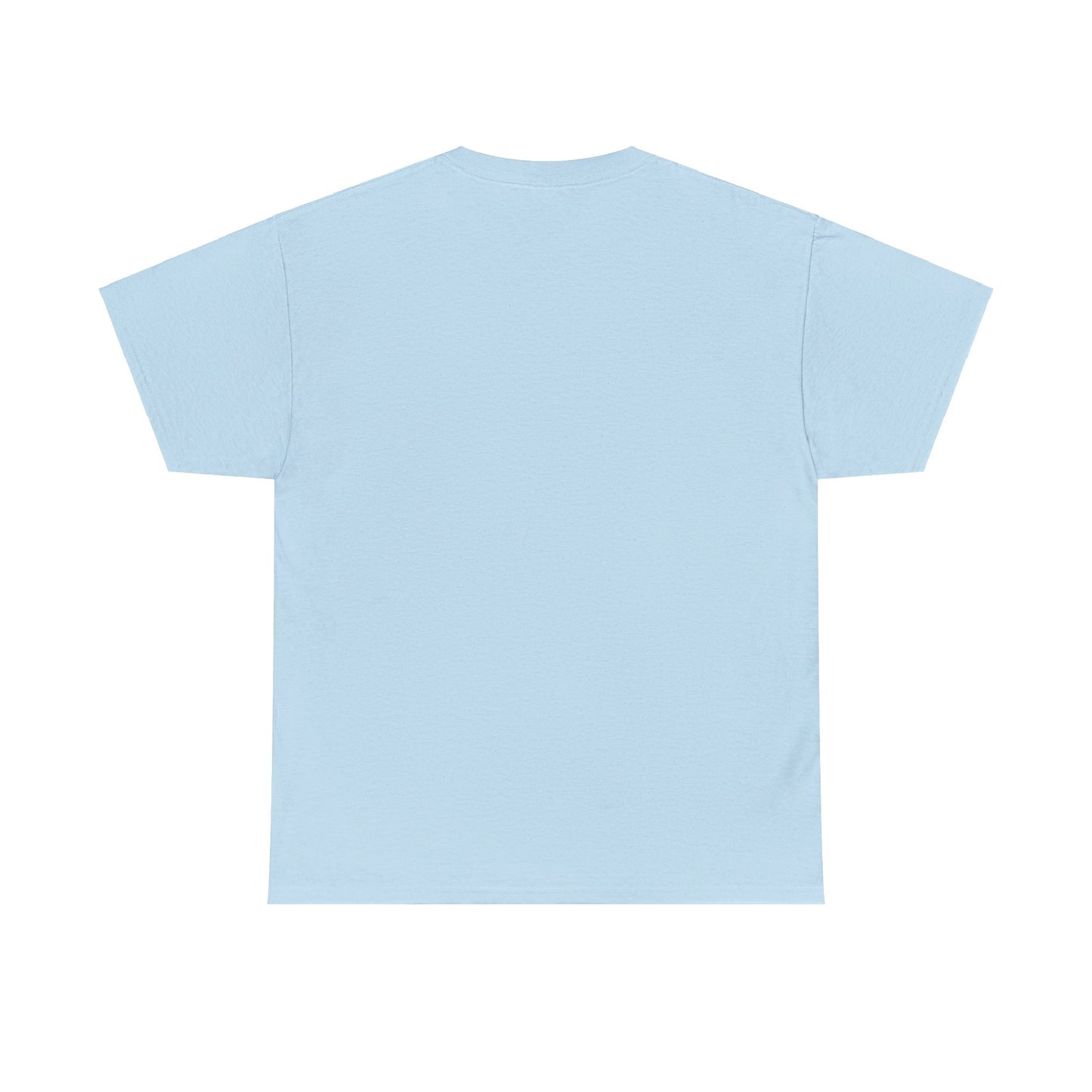 heavy-weight tee "light blue flower"